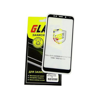 Защитное стекло для Xiaomi Redmi 5 Plus Full Glue (0.25 мм, 2.5D, чёрное) Люкс
