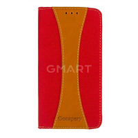 Чехол-книжка Goospery Canvas Series Huawei Y5 2018 красный