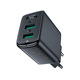 Сетевое зарядное устройство Acefast A33 2 USB 3A 18W QC черное