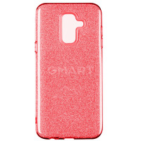 Чехол силиконовый Remax Glitter для Samsung J610 Galaxy J6 Plus красный