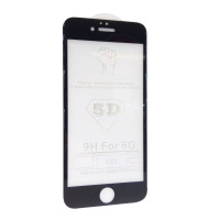 Захисне скло 5D для iPhone 6/6s чорний