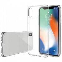 Чехол силиконовый Silicone Case iPhone XS / iPhone Х прозрачный