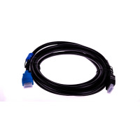 Data кабель Usams US-SJ427 U49 HDMI HD4K 3m (черный/синий)