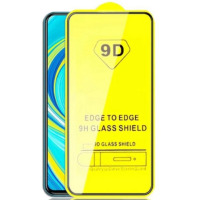 Защитное стекло 9D для Xiaomi Mi 10 Lite черное