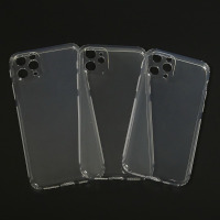 Чехол Silicone Case для iPhone 11 Pro Max прозрачный