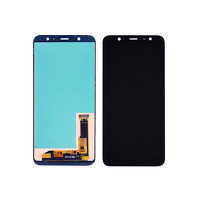 Дисплей для Samsung J605/J805 Galaxy J6 Plus 2018 черный (IPS экран, тачскрин, стекло в сборе)