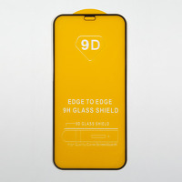 Защитное стекло 9D для Apple iPhone 12 mini черное