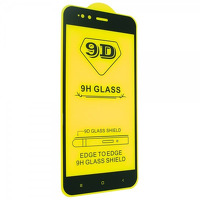 Защитное стекло Xiaomi Mi А1/ Мi 5X 9D (full glue) Черное