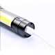 Cвітлодіодний ліхтарик COB (light flashlight) чорний