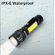 Cвітлодіодний ліхтарик COB (light flashlight) чорний