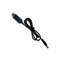 USB кабель із перетворювачем напруги з 5V на 12V 0,5А 5.5 х 2.1 мм DC для роутера