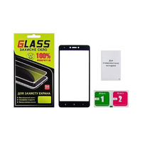 Захисне скло для Xiaomi Redmi Note 4x Full Glue (0.25 мм, 2.5D, чорне) Люкс