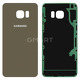 Задняя панель корпуса Samsung G928 Galaxy S6 Edge Plus золотистая