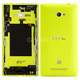 Задняя крышка корпуса HTC C620e Windows Phone 8X желтая